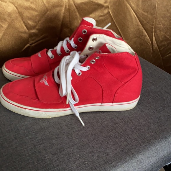 Pre-loved high tops tennis men’s size 8 1/2 - Picture 2 of 6